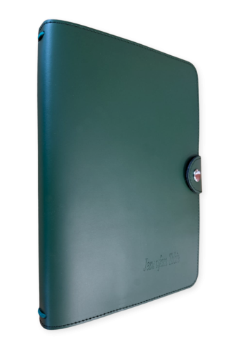 Notatnik skórzany zielony.png